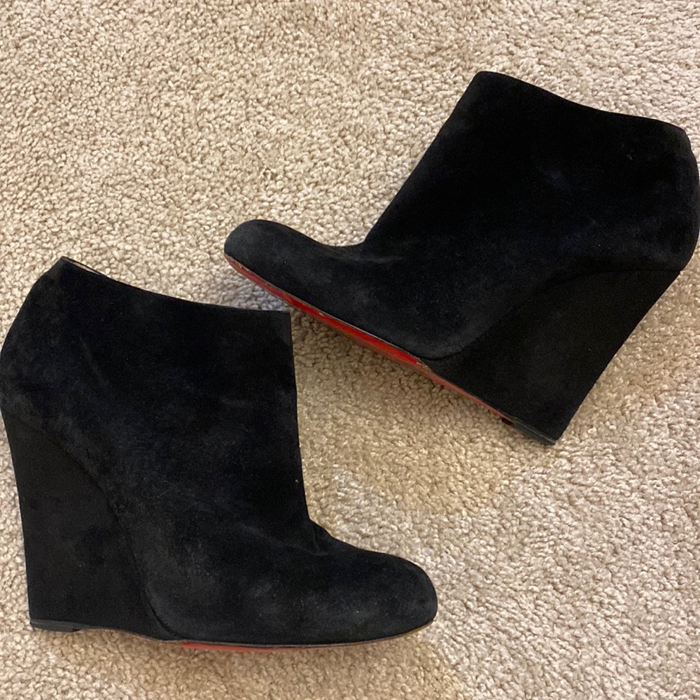 Christian Louboutin bella Zappa wedges sz 40